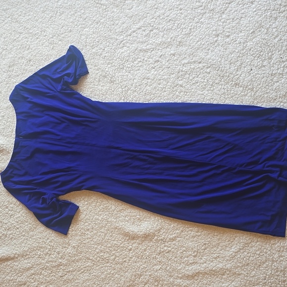 Vince Camuto Midi dress cob cobalt purple women’s size 8 - Picture 8 of 14